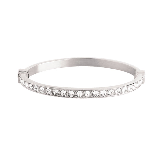 ARLETTA SHINY SILVER CRYSTAL BRACELET