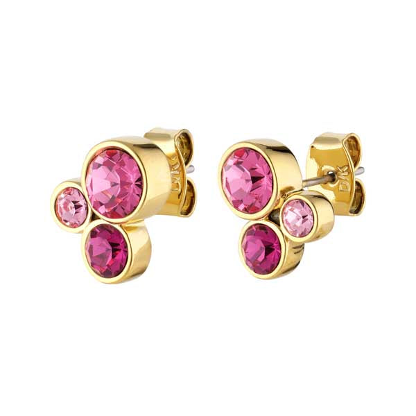Shiny gold earrings discount