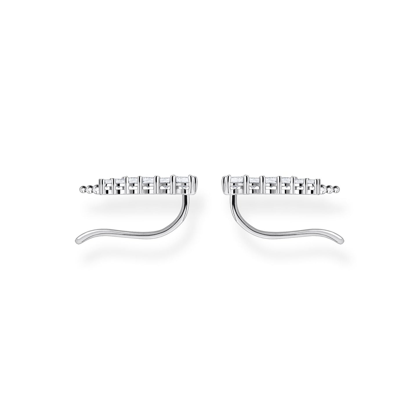 CHARMING COLLECTION CZ EAR CLIMBER EARRINGS