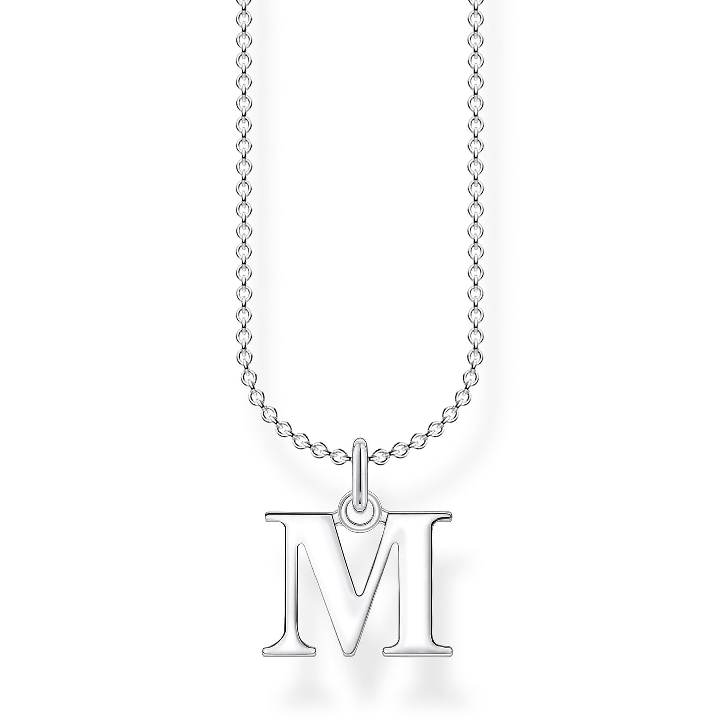 CHARMING COLLECTION LETTER 'M' NECKLACE 38-45CM
