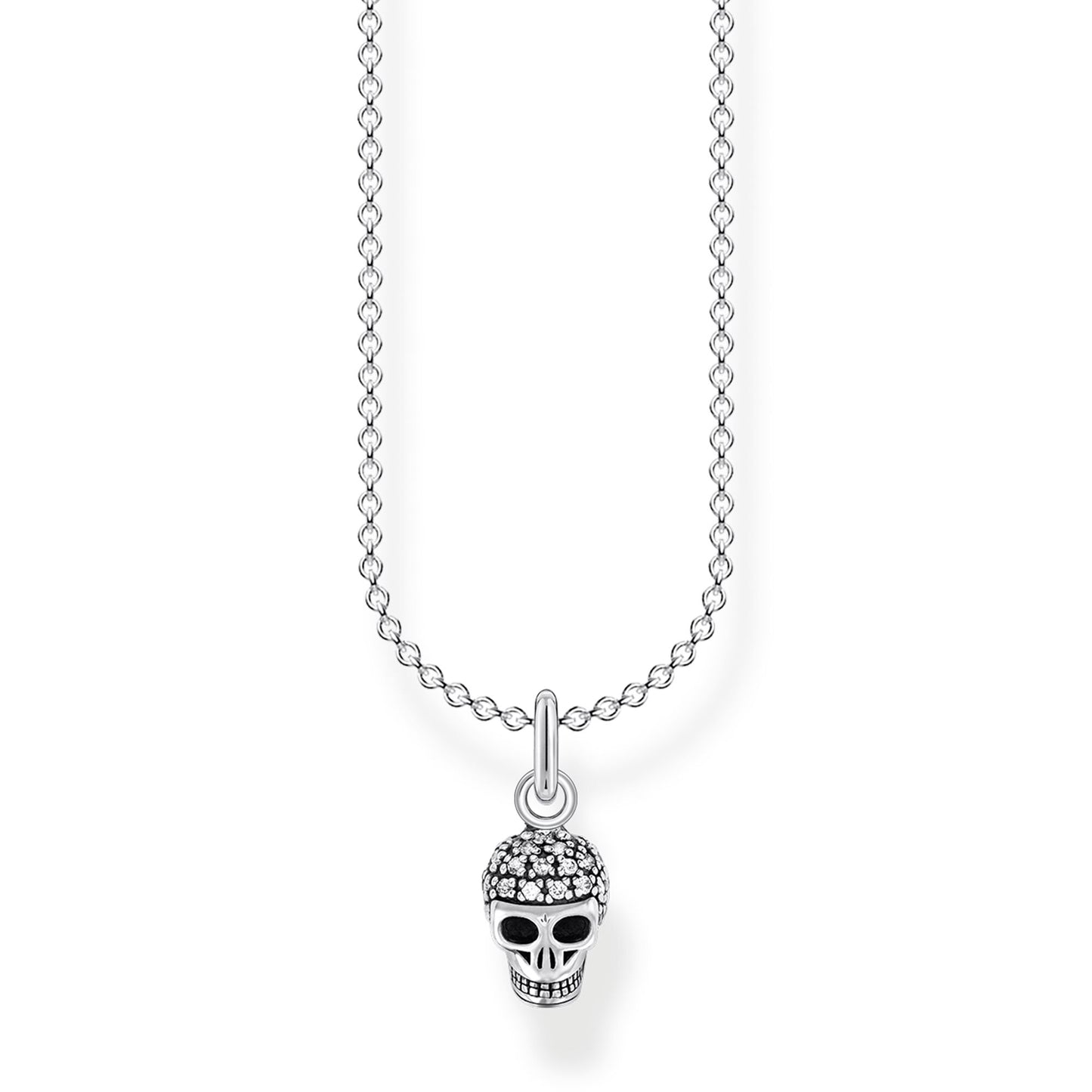 CHARMING COLLECTION SKULL NECKLACE 38-45CM