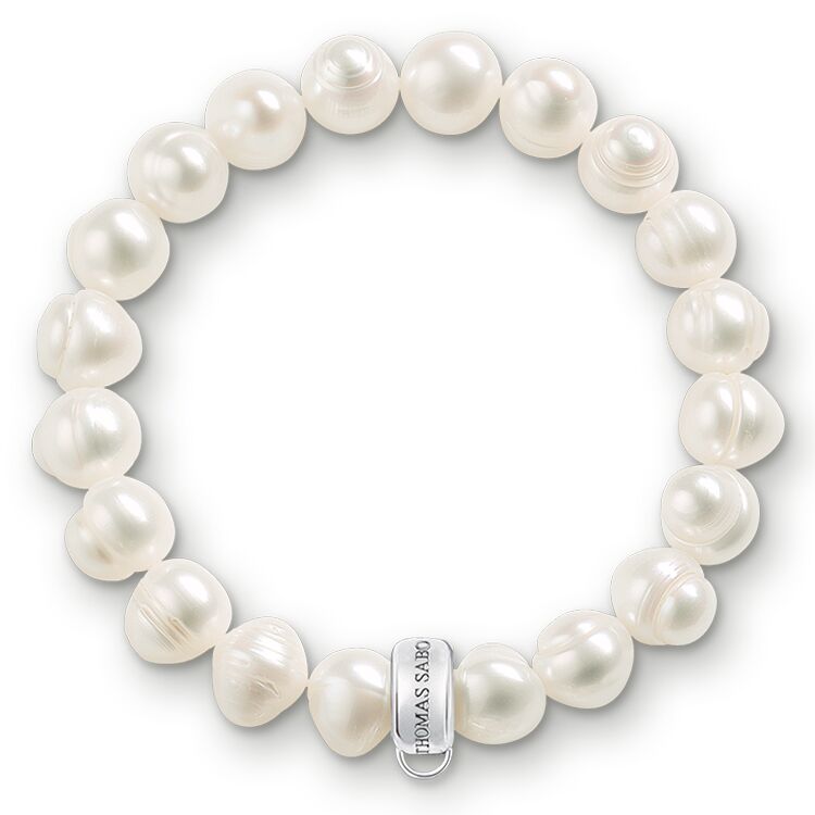 CHARM CLUB FRESHWATER PEARL BRACELET