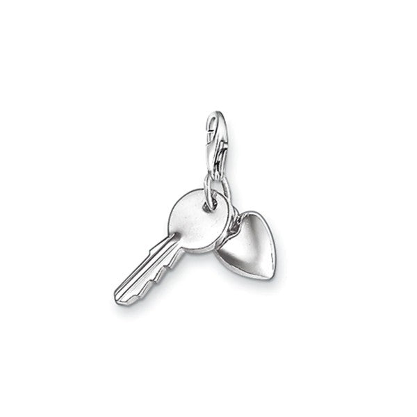 CHARM CLUB KEY & HEART CHARM