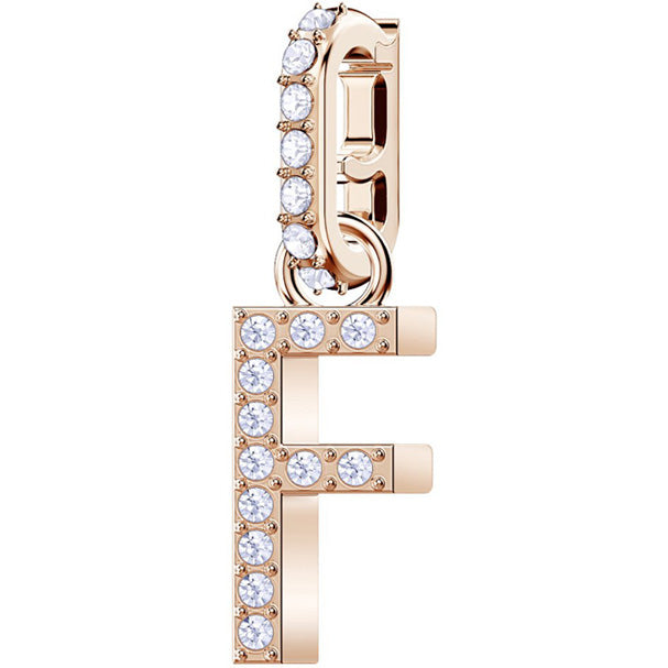 REMIX COLLECTION F CHARM - WHITE, ROSE-GOLD
