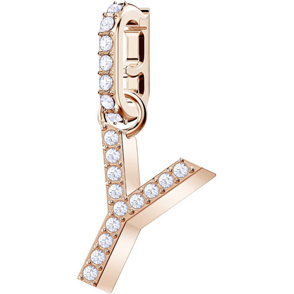 REMIX COLLECTION Y CHARM - WHITE, ROSE-GOLD