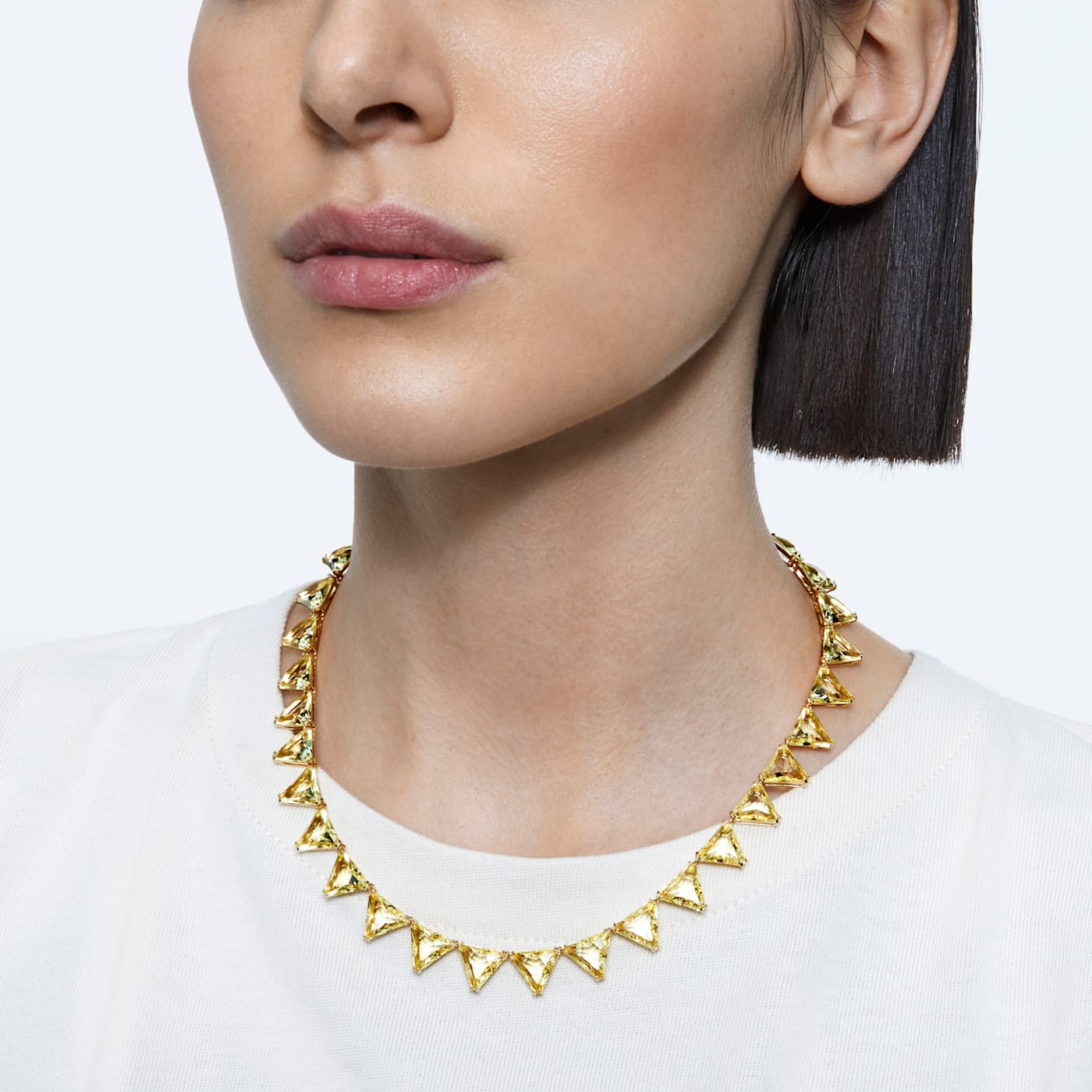 ORTYX ALL AROUND NECKLACE - YELLOW, GOLD-TONE PLATED