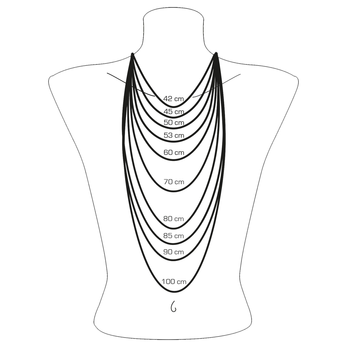 OXIDISED FINE BOX LINK NECKLACE