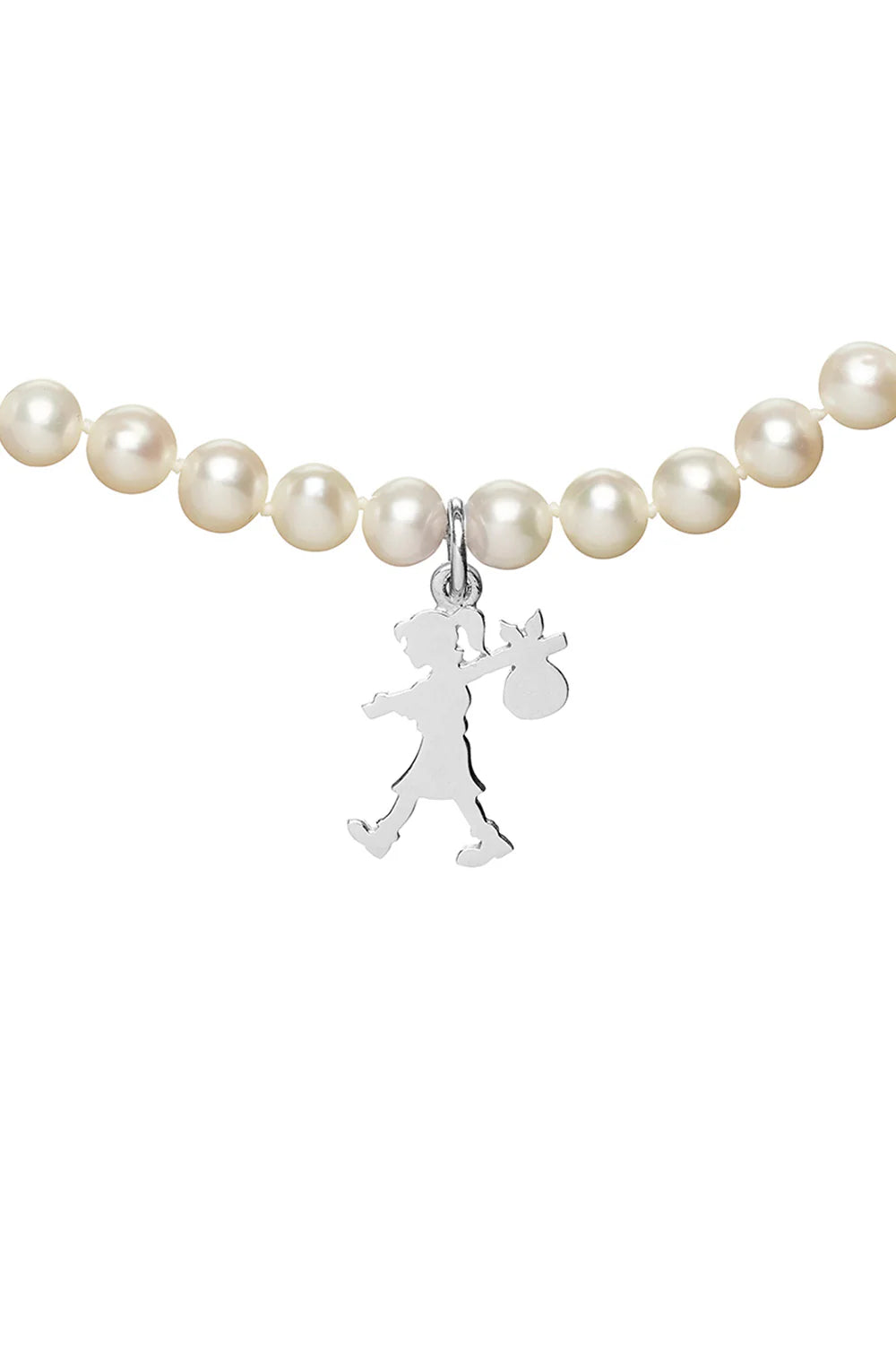 GIRL WITH ALL THE PEARLS NECKLACE