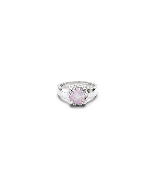 BABY CLAW RING PINK BELLO OPAL