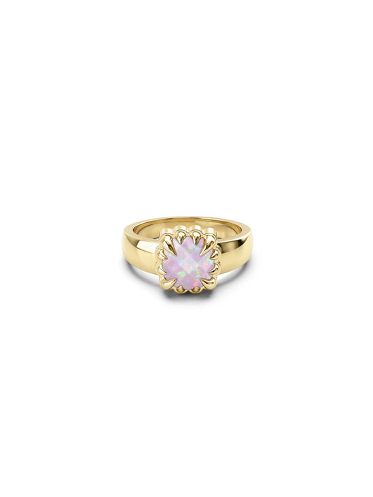 BABY CLAW RING PINK BELLO OPAL