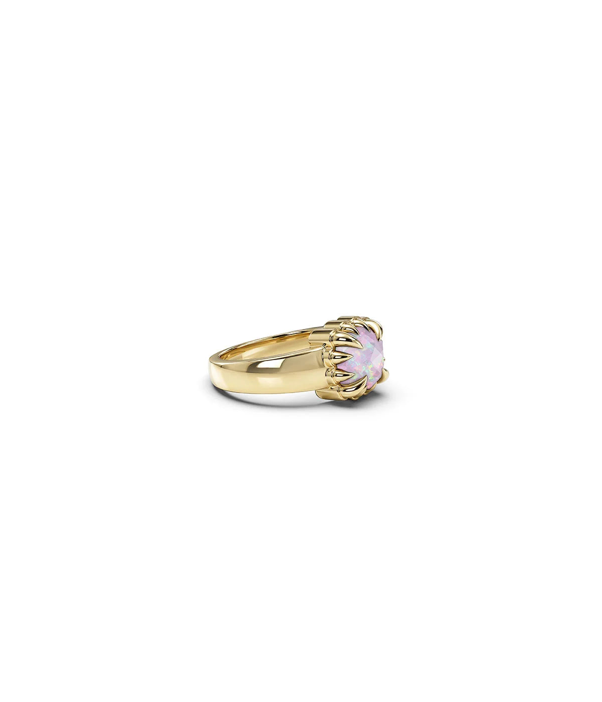BABY CLAW RING PINK BELLO OPAL