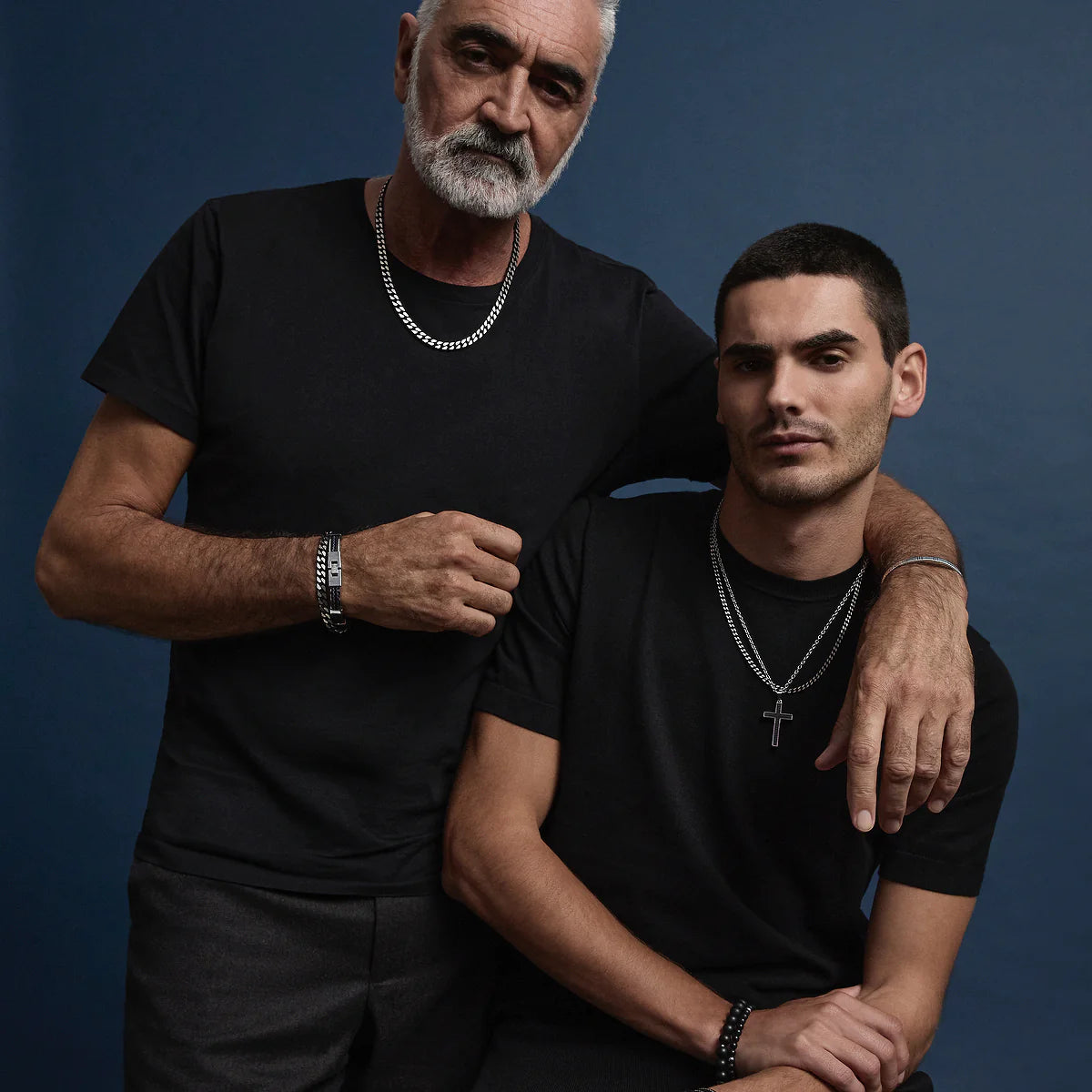 BAND OF STRENGTH MEN'S PLAITED LEATHER BRACELET