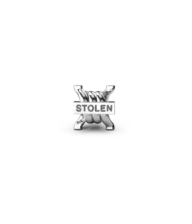 SINGLE STOLEN BARB FLATBACK EARRING