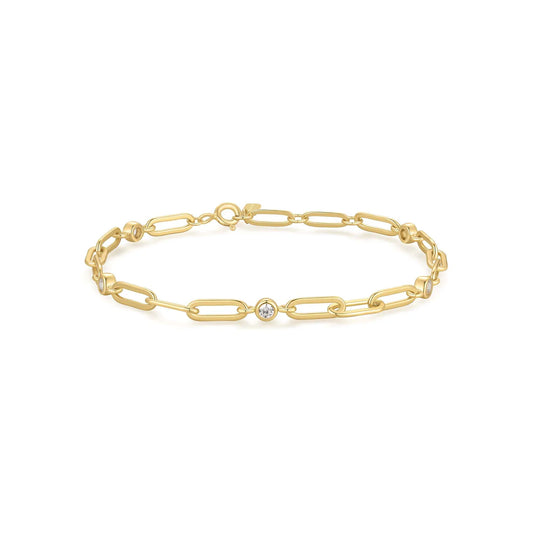 REIMAG BEZEL STATION PAPER CLIP CHAIN BRACELET