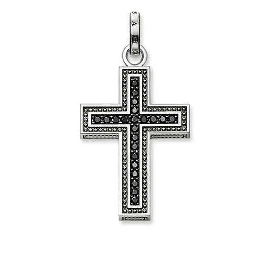 BLACK CROSS PENDANT