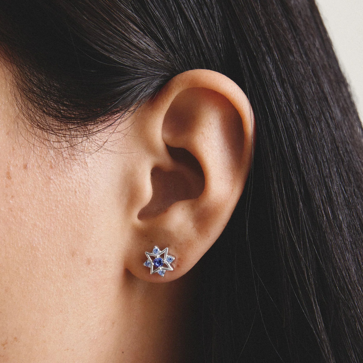 MIDNIGHT STAR STUD EARRINGS