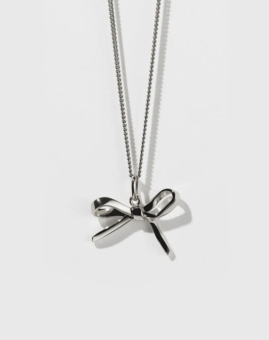 BOW CHARM NECKLACE