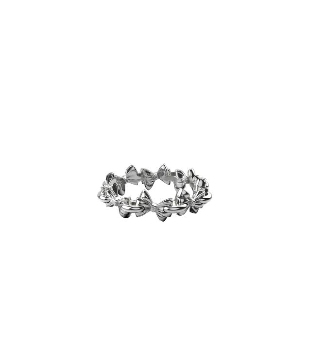 PIERCED BOW INFINITY RING