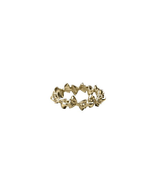PIERCED BOW INFINITY RING