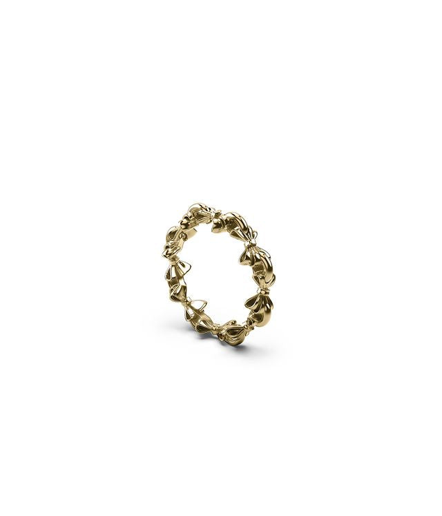 PIERCED BOW INFINITY RING