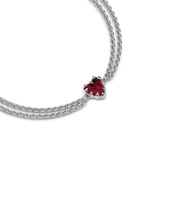 LOVE CLAW BRACELET GARNET