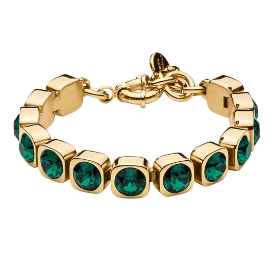 CONIAN SHINY GOLD GREEN BRACELET