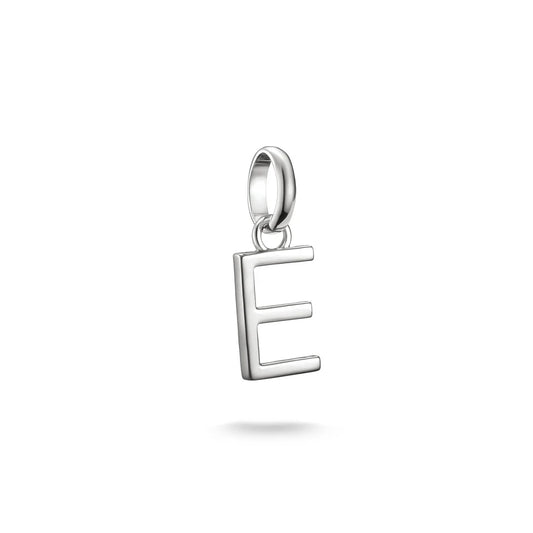 CONNECT LETTER 'E' CHARM
