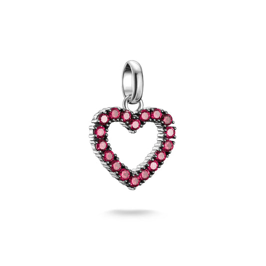 CONNECT RUBY RED HEART CHARM