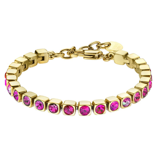 CORY SHINY GOLD PINK BRACELET