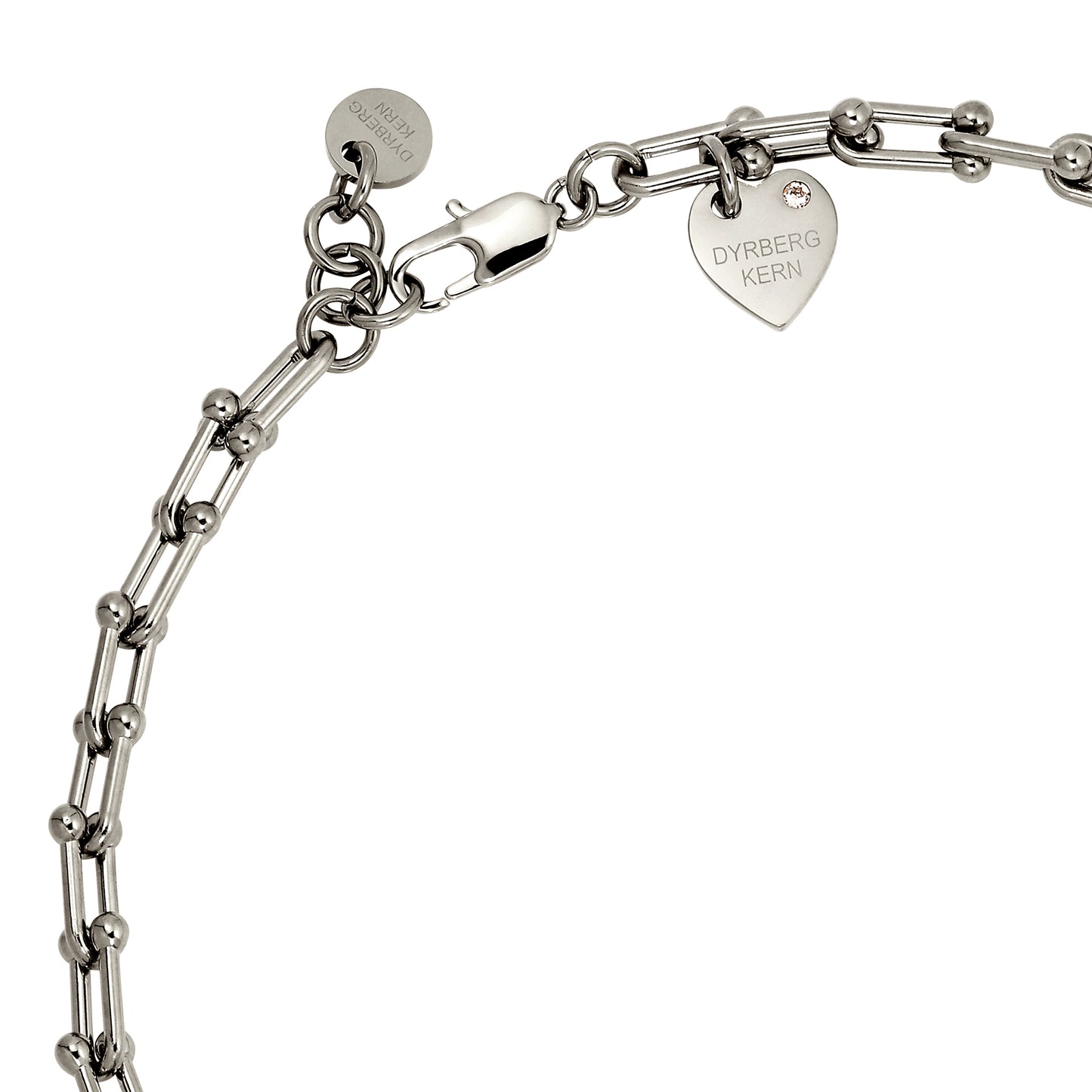 COURSE SHINY SILVER NECKLACE