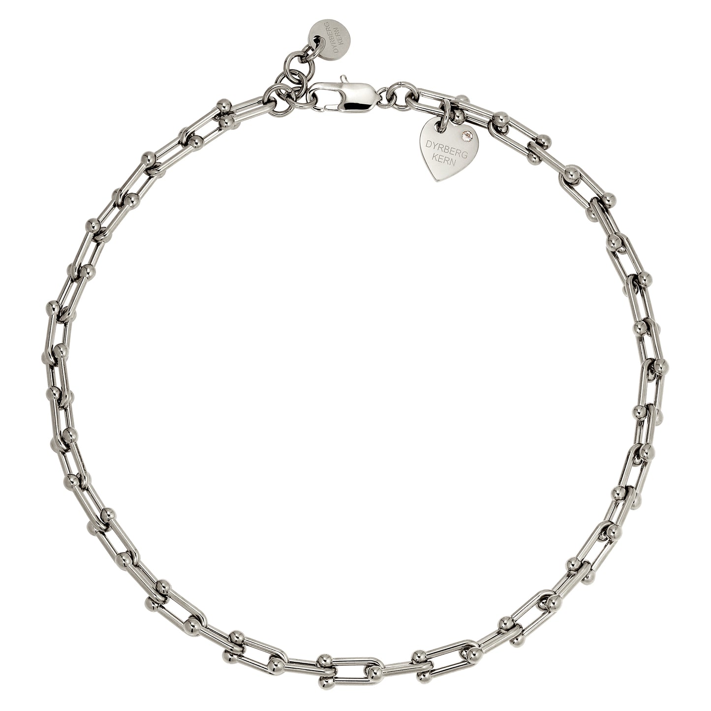 COURSE SHINY SILVER NECKLACE