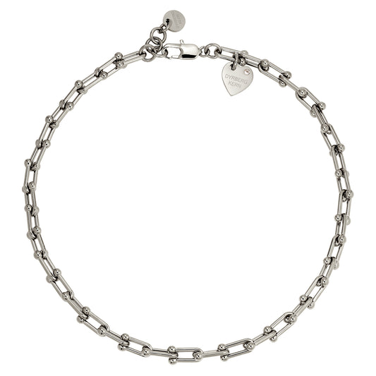 COURSE SHINY SILVER NECKLACE