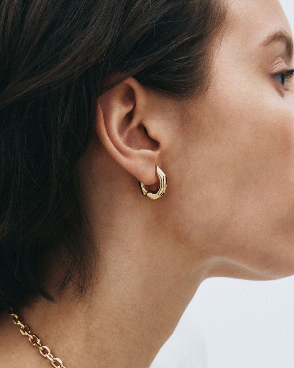 CRYSTALITE HOOPS LARGE