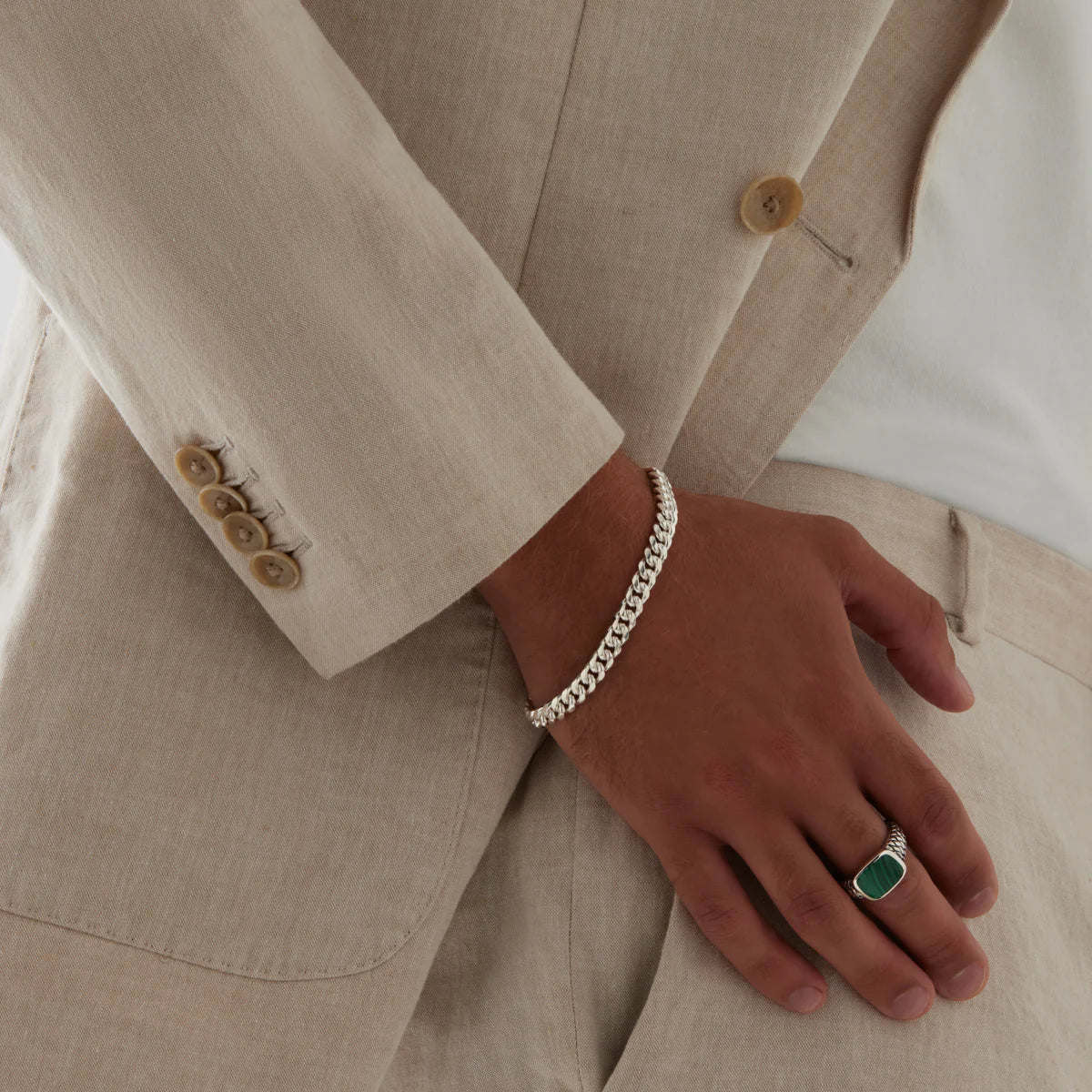 CUBAN MEN'S CHAIN BRACELET