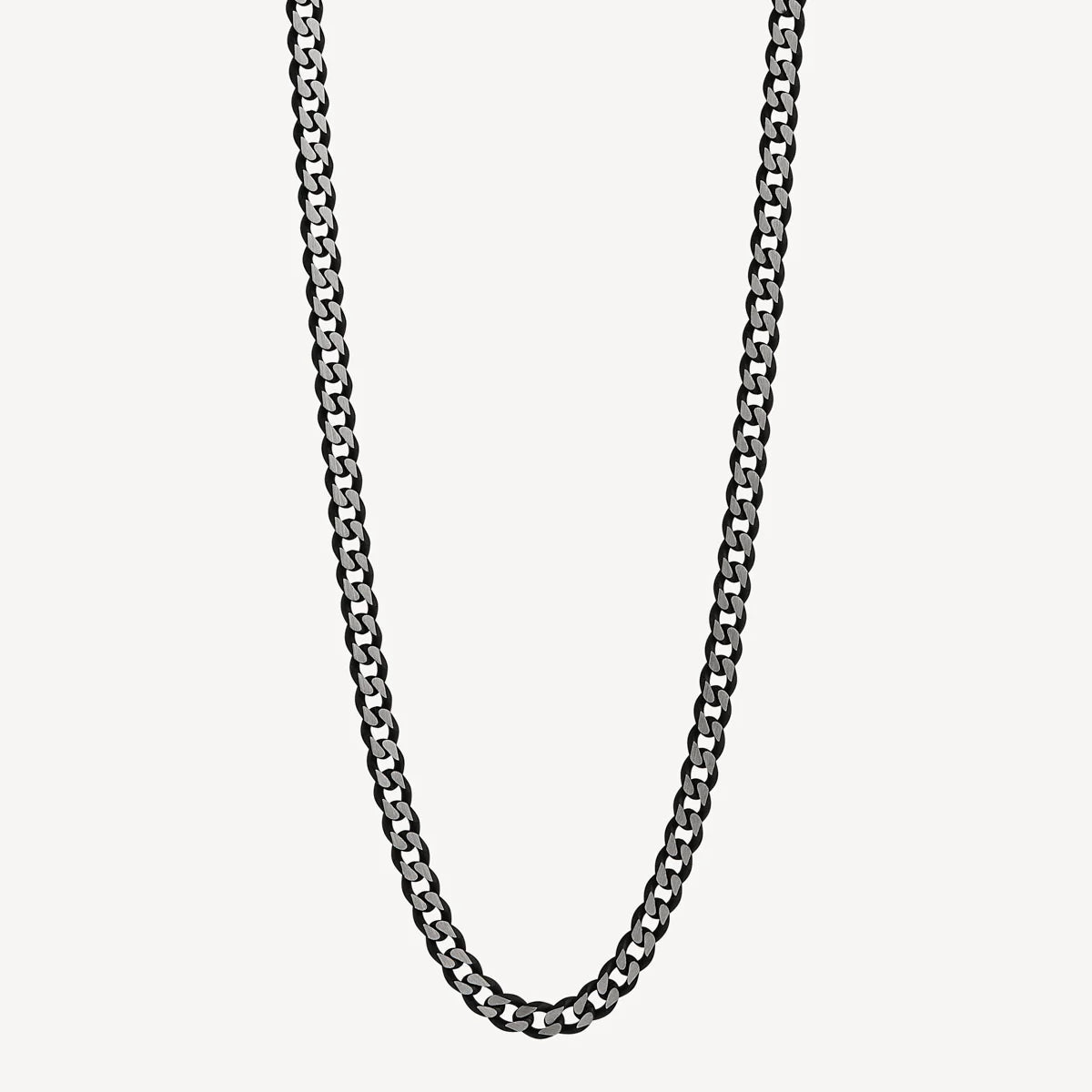 NERO MEN'S CURB CHAIN NECKLACE