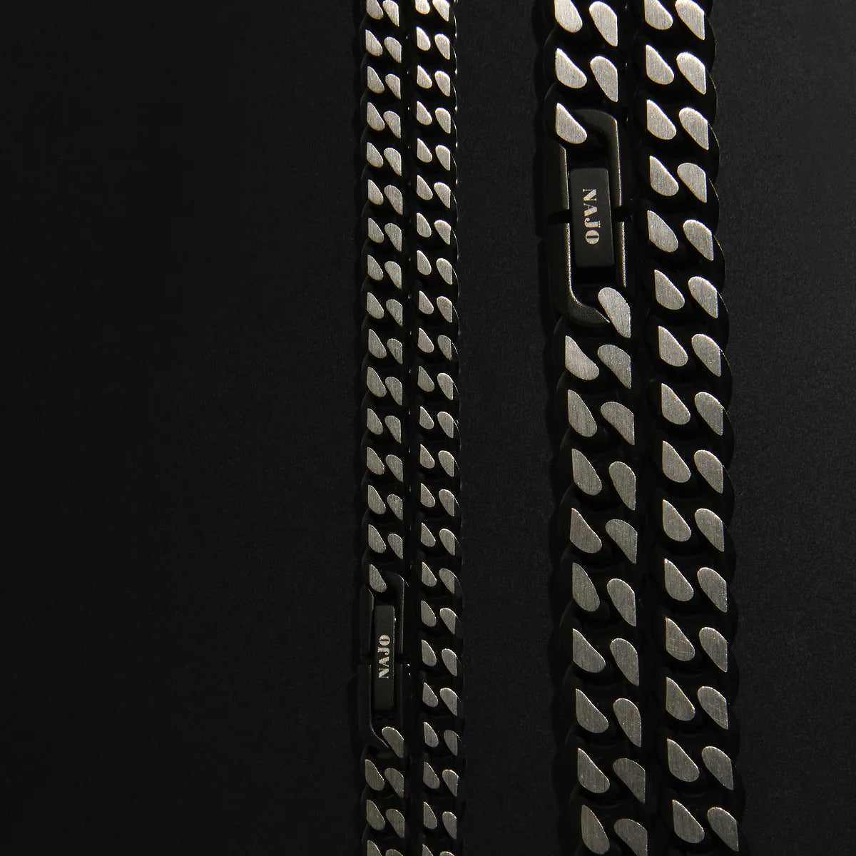 NERO MEN'S CURB CHAIN NECKLACE