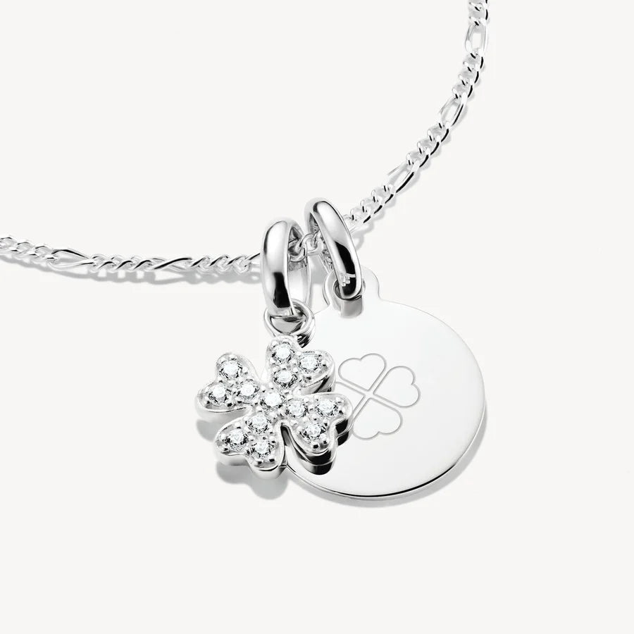 CONNECT CZ LUCKY CLOVER CHARM