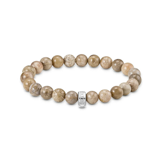 CHARM CLUB DAISY JASPER BEAD BRACELET