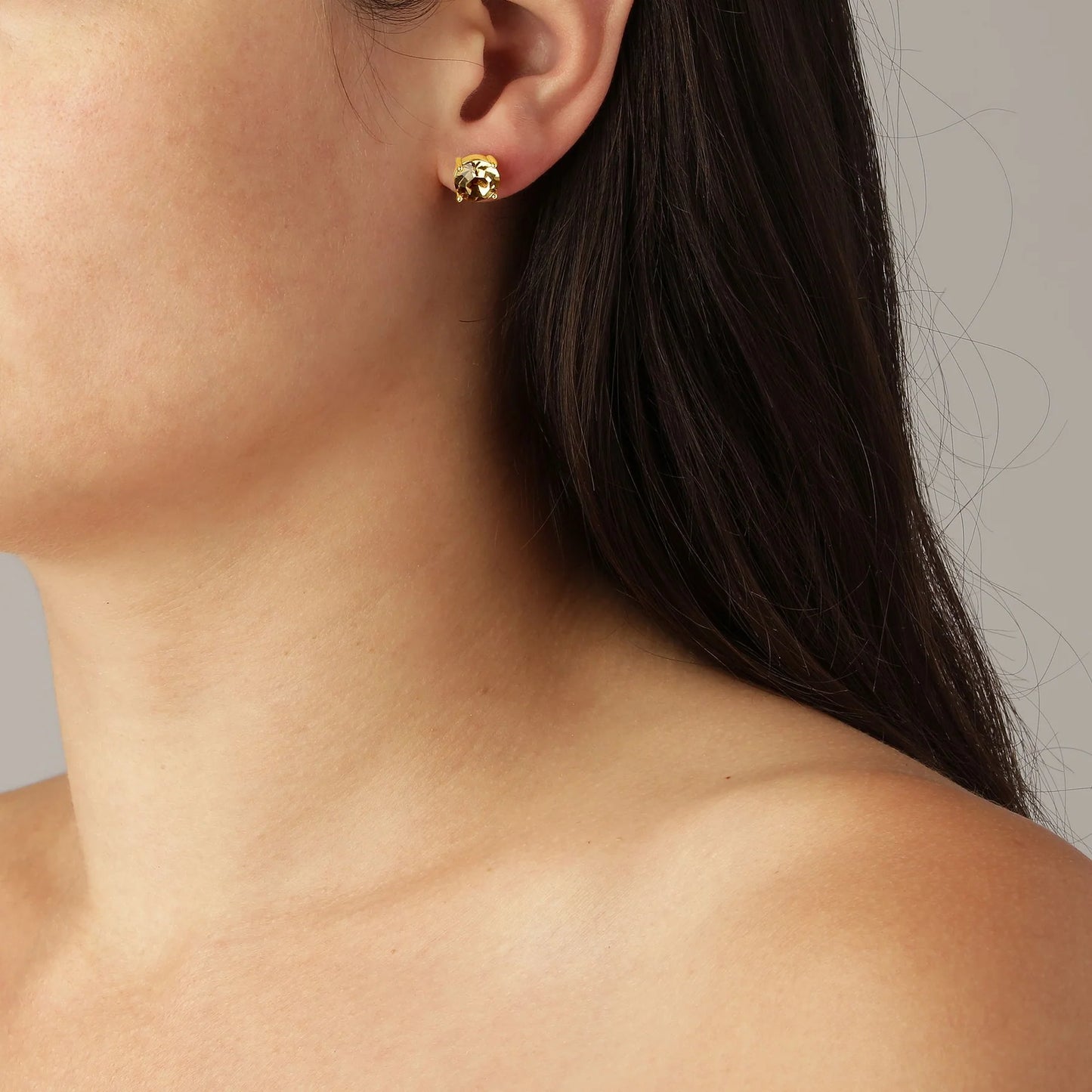 DAZE SHINEY GOLD GOLDEN EARRINGS