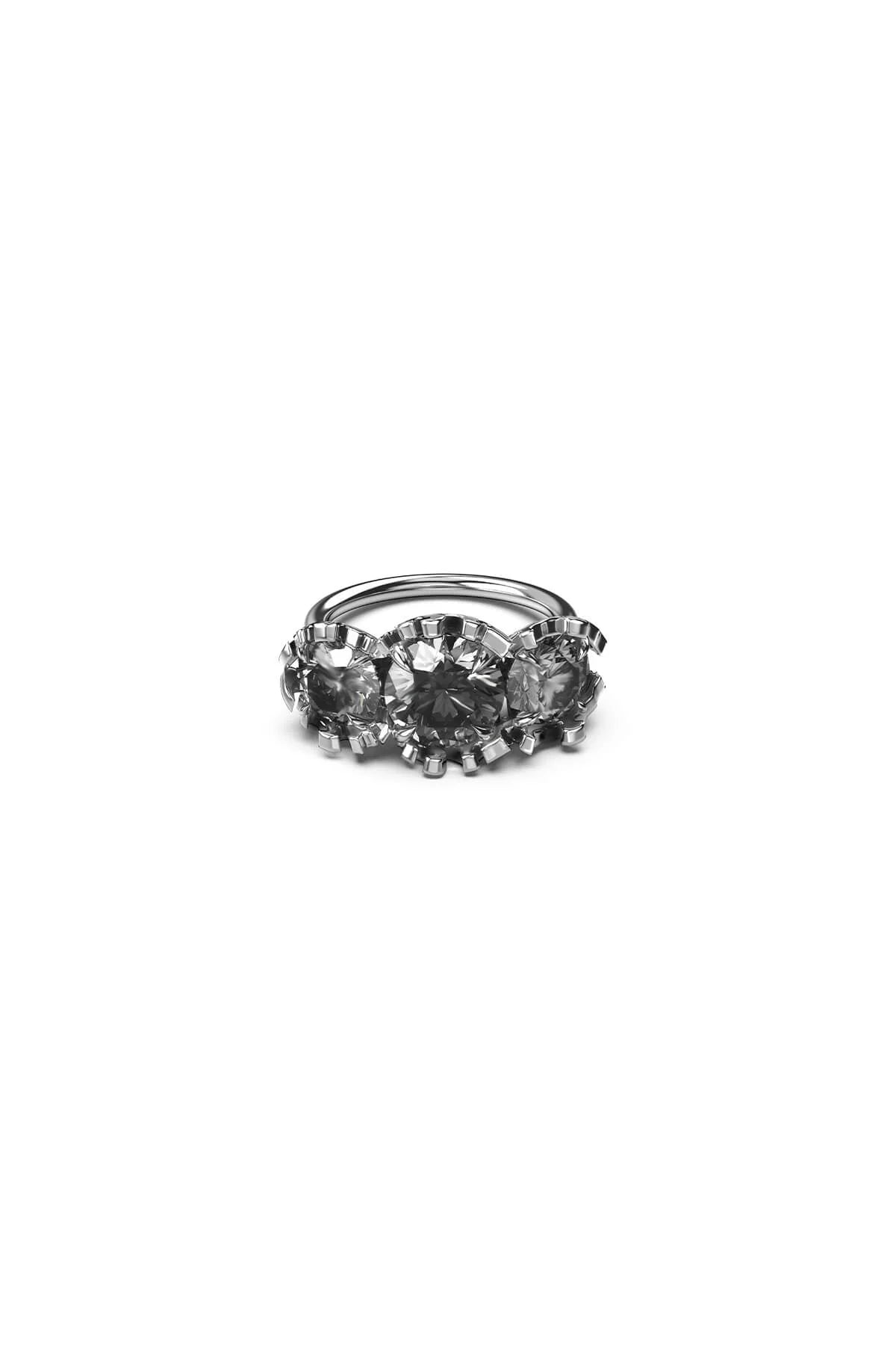 DELICATE DISTORTION COCKTAIL RING