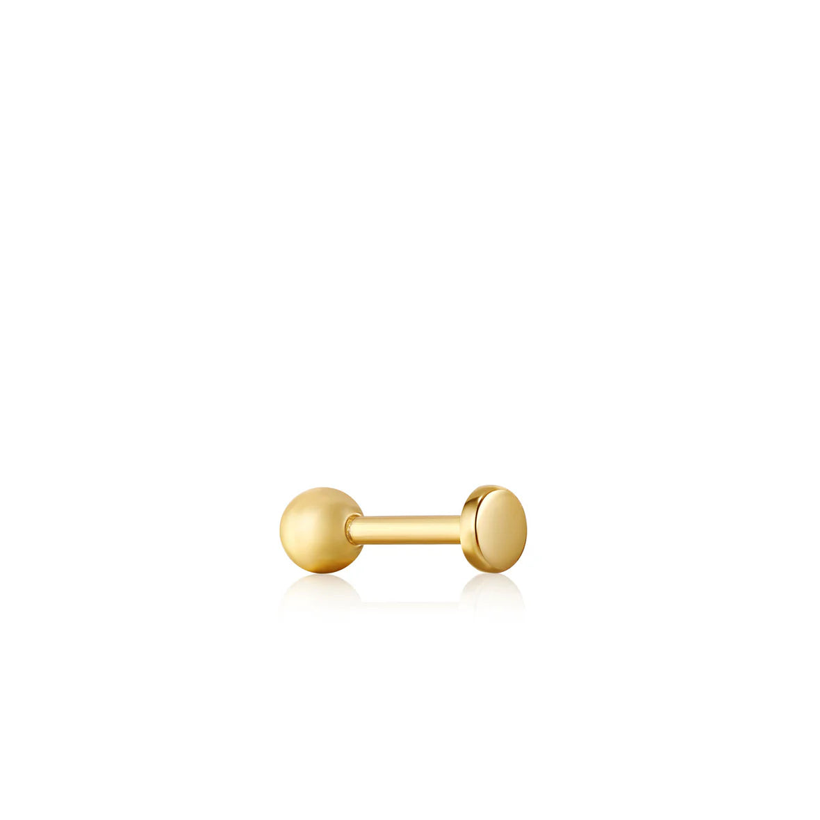DISC BARBELL SINGLE EARRING