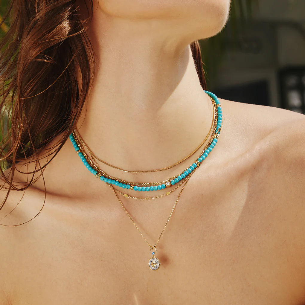 VOYAGER DISC STATION NECKLACE