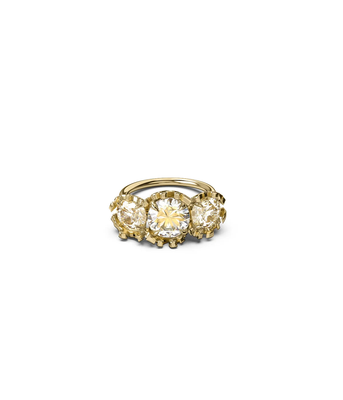 DELICATE DISTORTION COCKTAIL RING
