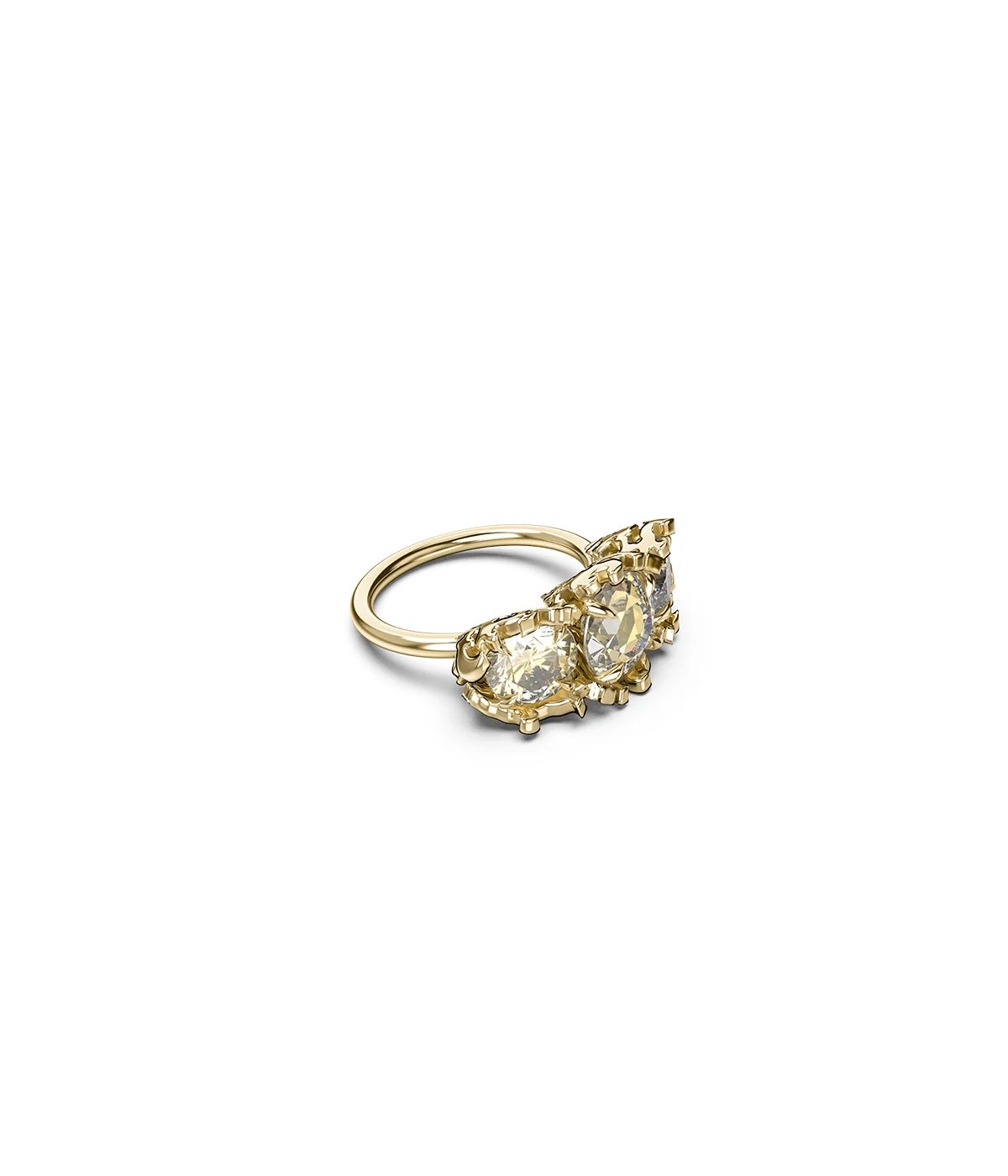 DELICATE DISTORTION COCKTAIL RING