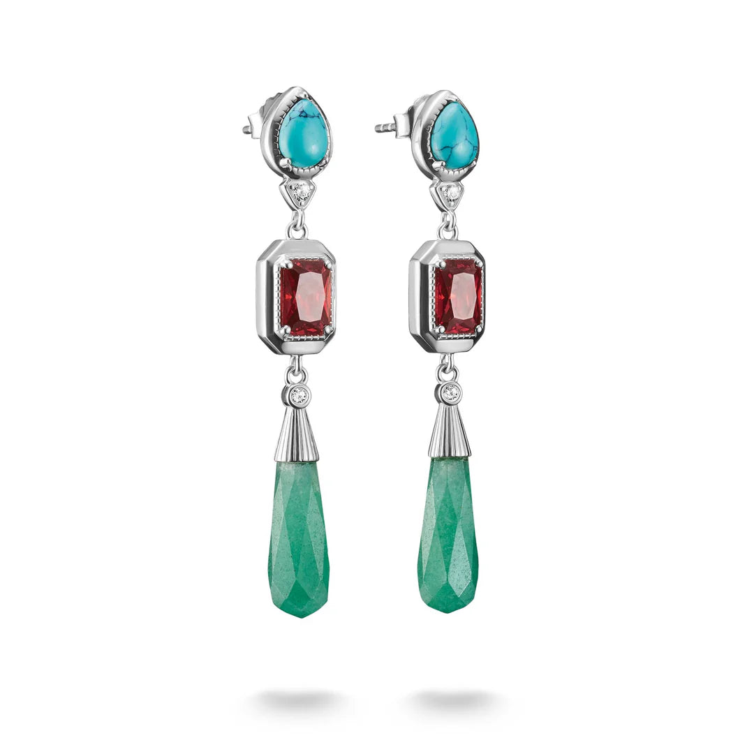 ELYNDRA MULTICOLOURED EARRINGS