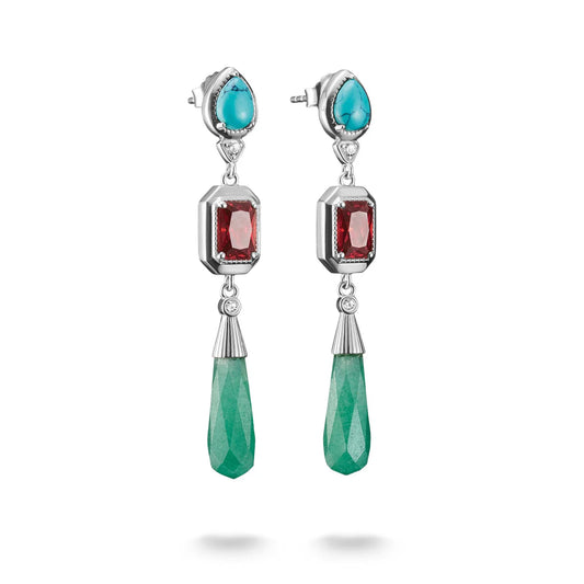ELYNDRA MULTICOLOURED EARRINGS