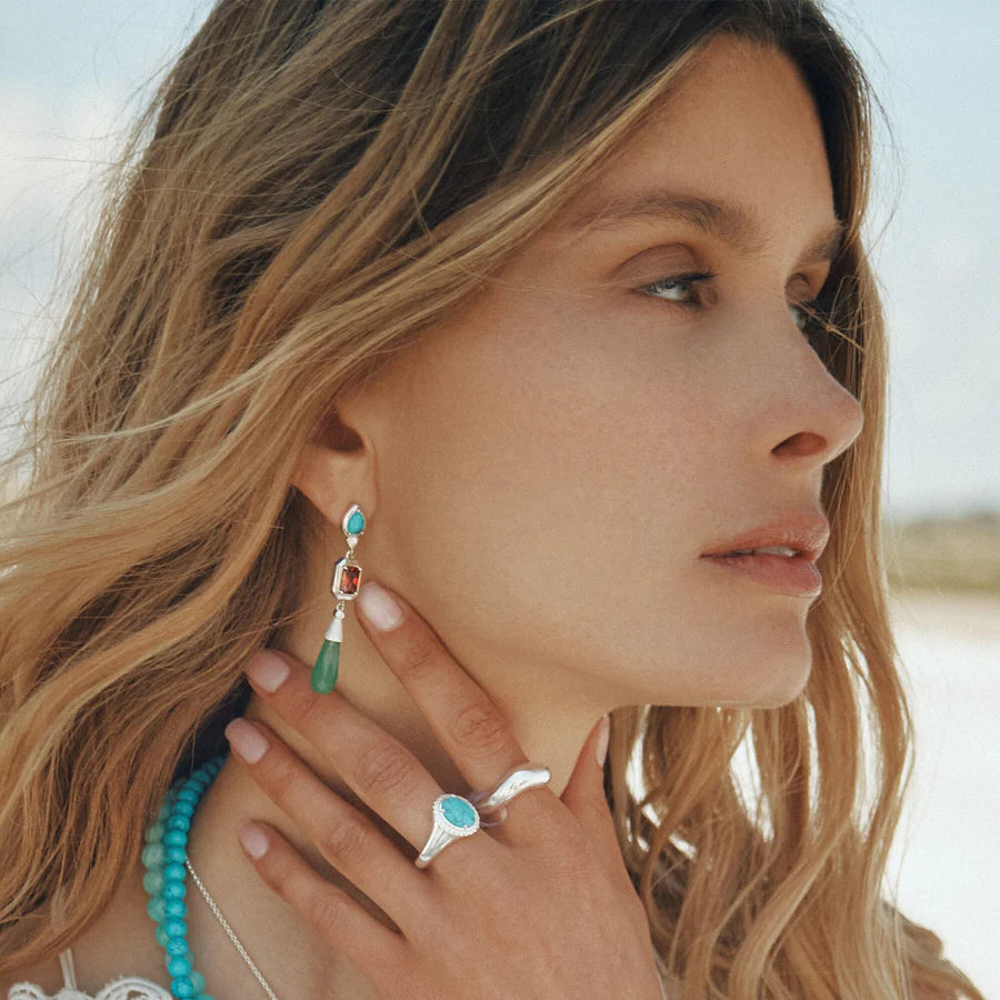 ELYNDRA MULTICOLOURED EARRINGS