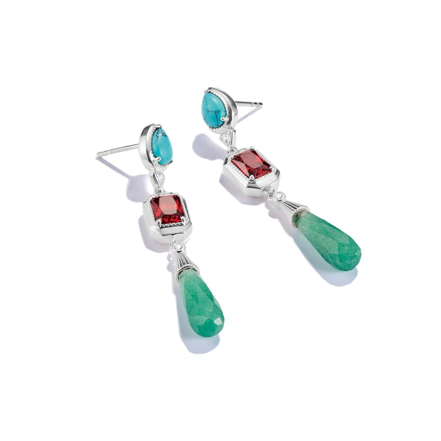 ELYNDRA MULTICOLOURED EARRINGS