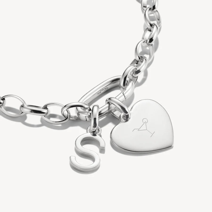 CONNECT ENGRAVABLE HEART CHARM