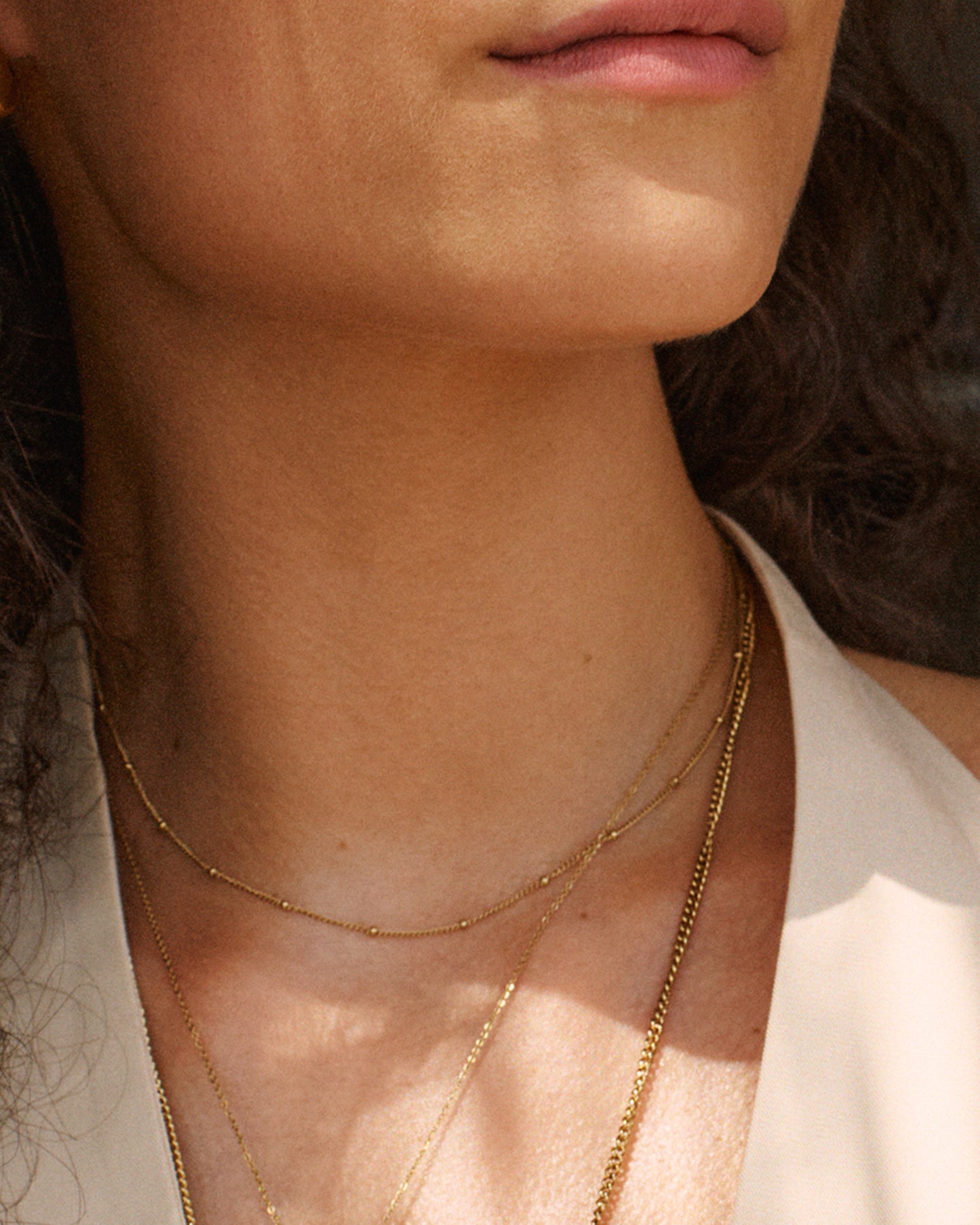 BEADED CHAIN NECKLACE
